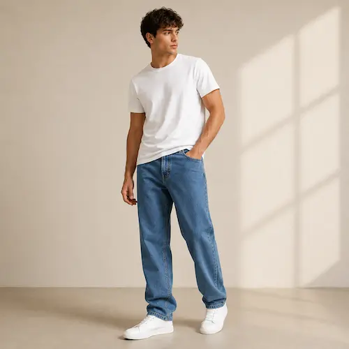 Levi’s Men’s 505 Regular Fit Jeans styled in a cleaner everyday casual outfit