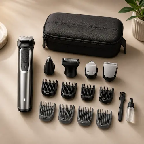 Philips Norelco grooming kit styled as a practical Father’s Day gift for men