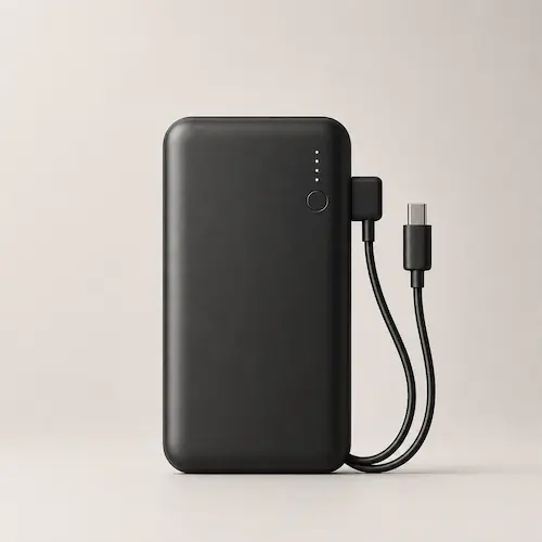 Anker PowerCore 10K portable charger styled as a practical tech Father’s Day gift for dads and travelers