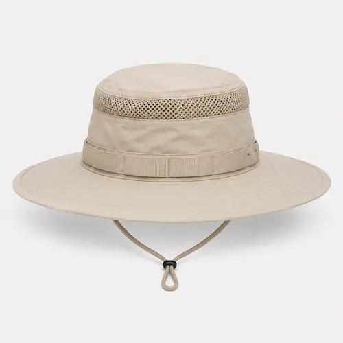 Columbia Bora Bora Booney Sun Hat styled as an outdoor sun hat for men’s 4th of July outfits