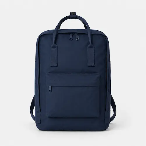 Fjällräven Kanken Backpack styled as a classic day backpack for men’s July 4th outings