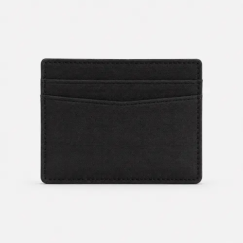 Herschel Charlie RFID Wallet styled as a slim branded cardholder for men’s summer outfits
