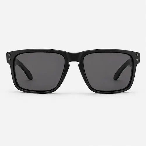 Oakley Holbrook square sunglasses styled as sporty outdoor sunglasses for men’s July 4th outfits