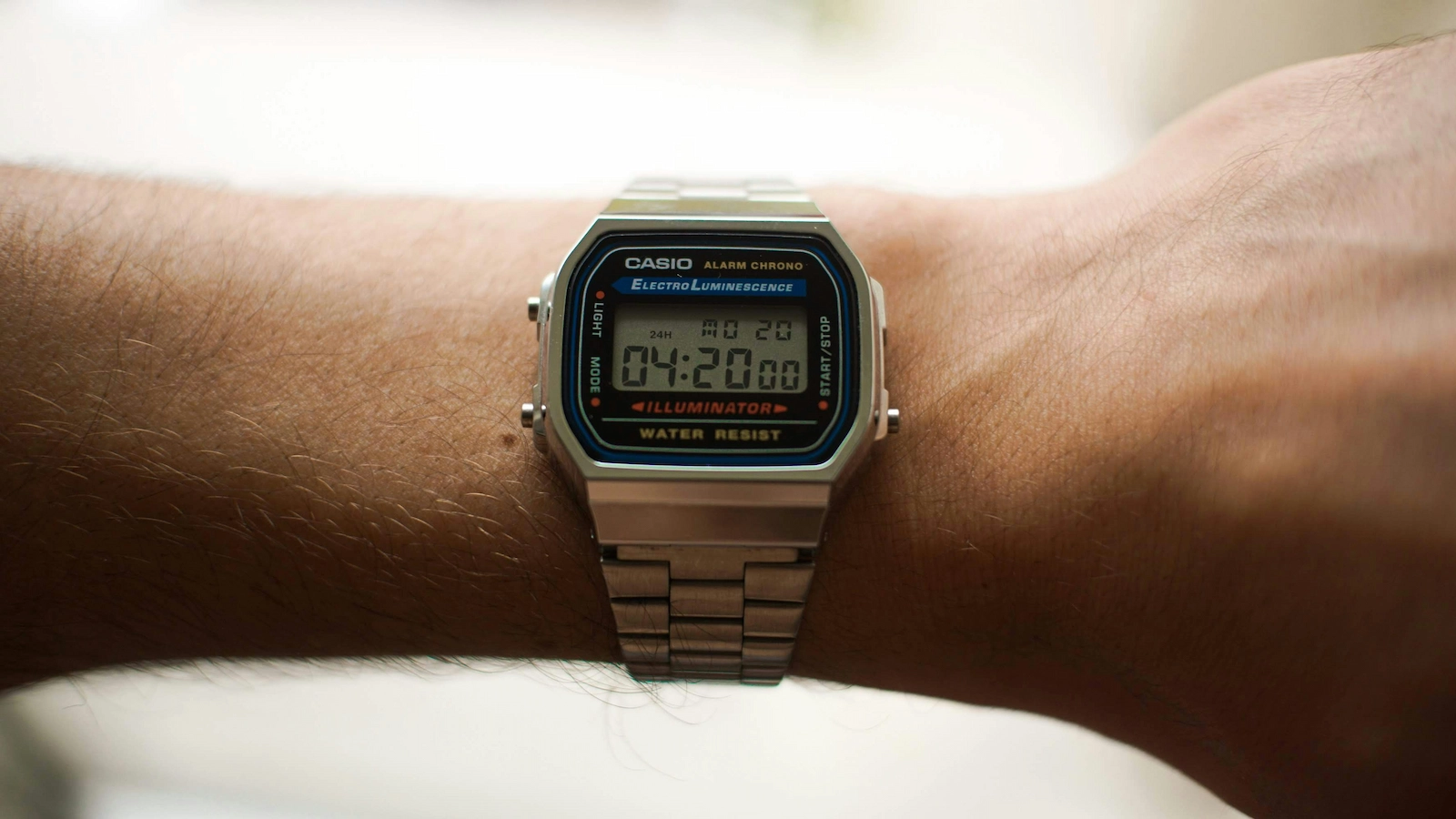 Digital watch style example for men’s everyday outfits