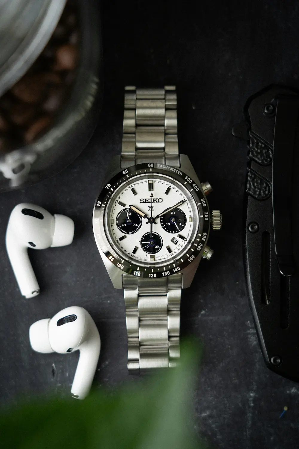 Rugged square digital watch style example for men
