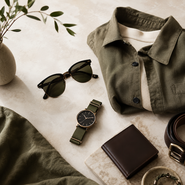 MKAura men’s style guide featuring watches, sunglasses, wallets, belts, bags, and everyday accessories